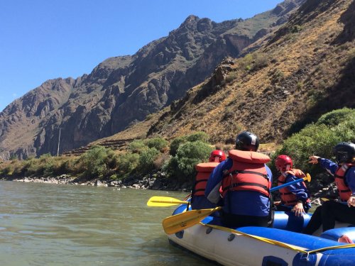 Rafting. Ollantaytambo, Cusco.
